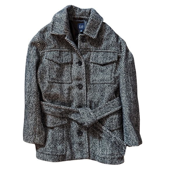 GAP Monochrome Herringbone Jacket - Picture 4 of 4